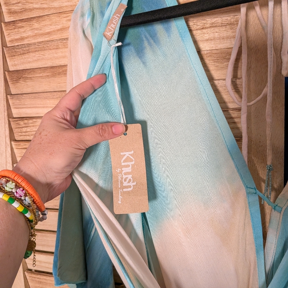 Khush Insight Tie Dye Wide Leg Jumpsuit Hand Dyed - Picture 4 of 8